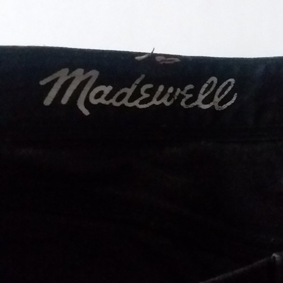 MADEWELL Black Rail Straight Leg Jeans sz 26x34 - Picture 6 of 11